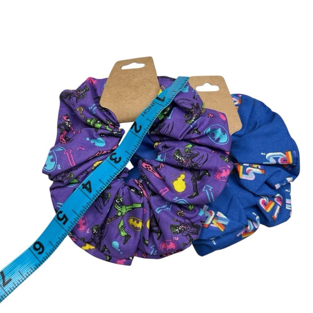 Scrunchies 2-Pack Handmade Star Wars & Batman Riddler - Picture 3 of 3